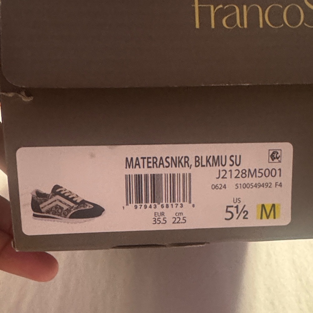 Franco Sarto Womens Matera Lace Up Fashion Sneaker Size 5.5 - Picture 9 of 15